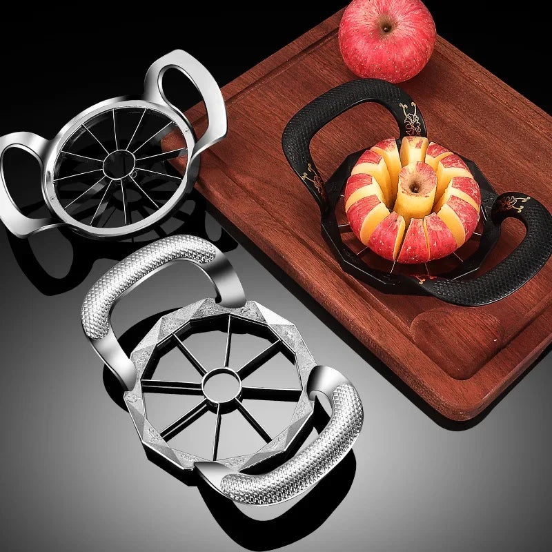 Afralia™ Stainless Steel Apple Corer Slicer Cutter Fruit Divider Chopper Utensil