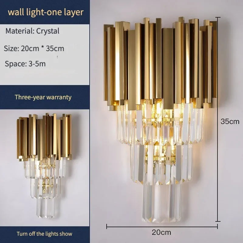 Afralia™ Gold Black Crystal Chandeliers LED Ceiling Light for Luxe Living & Hospitality