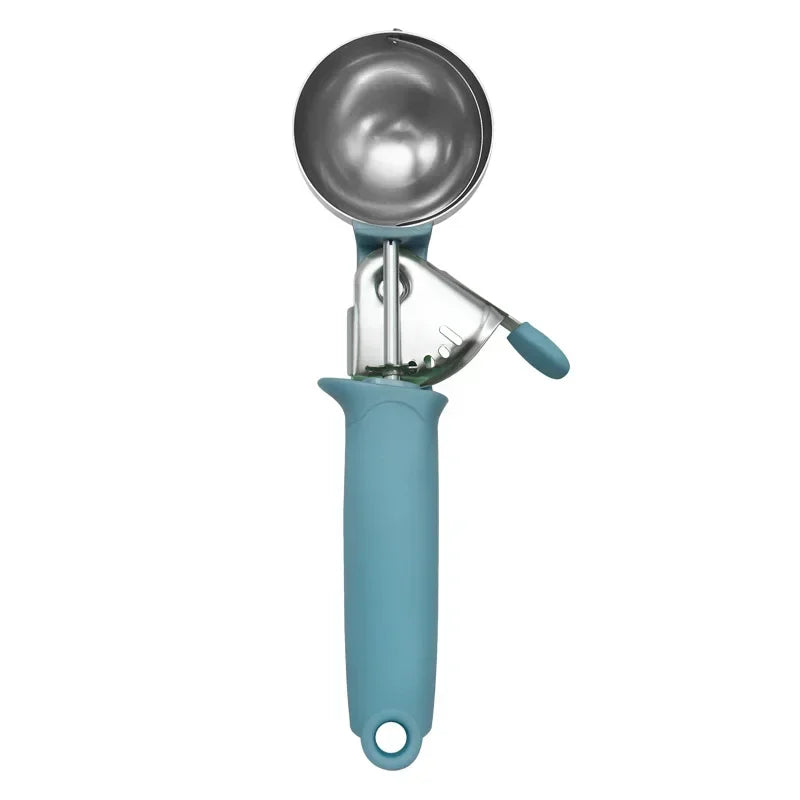 Afralia™ Stainless Steel Ice Cream Scoop & Fruit Baller Kitchen Gadget