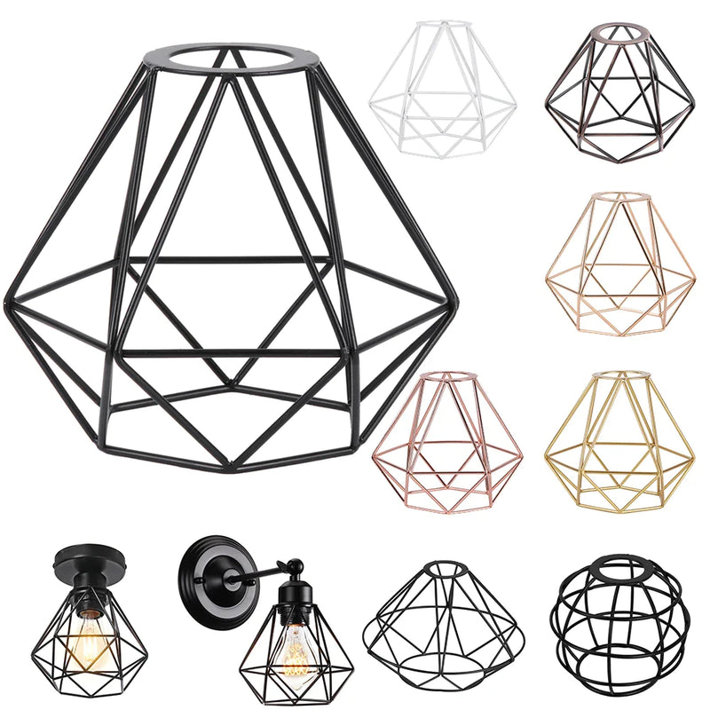 Afralia™ Metal Wire Cage Pendant Light Guard for Modern Industrial Style Lighting