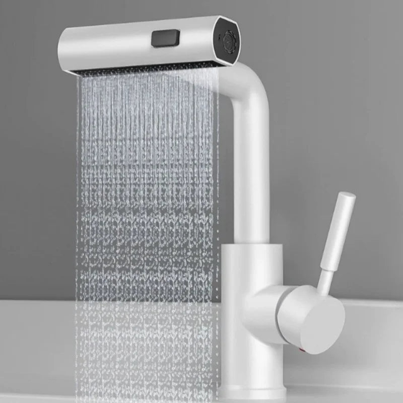 Afralia™ Waterfall Basin Faucet with 3 Modes Spray, 360° Rotatable Mixer Tap