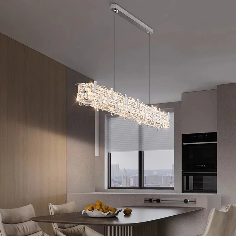 Afralia™ Modern Chandelier Pendant Lamp for Dining Room - Indoor Lighting