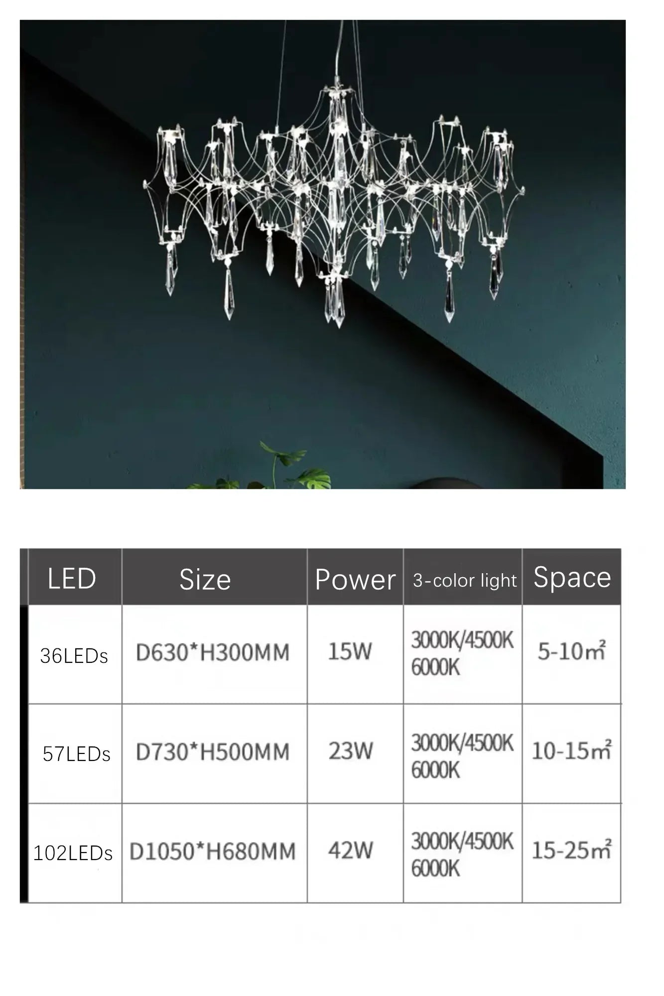 Afralia™ Crystal Chandelier: Luxury Modern Starry Ceiling Light for Living Room, Bedroom, Restaurant