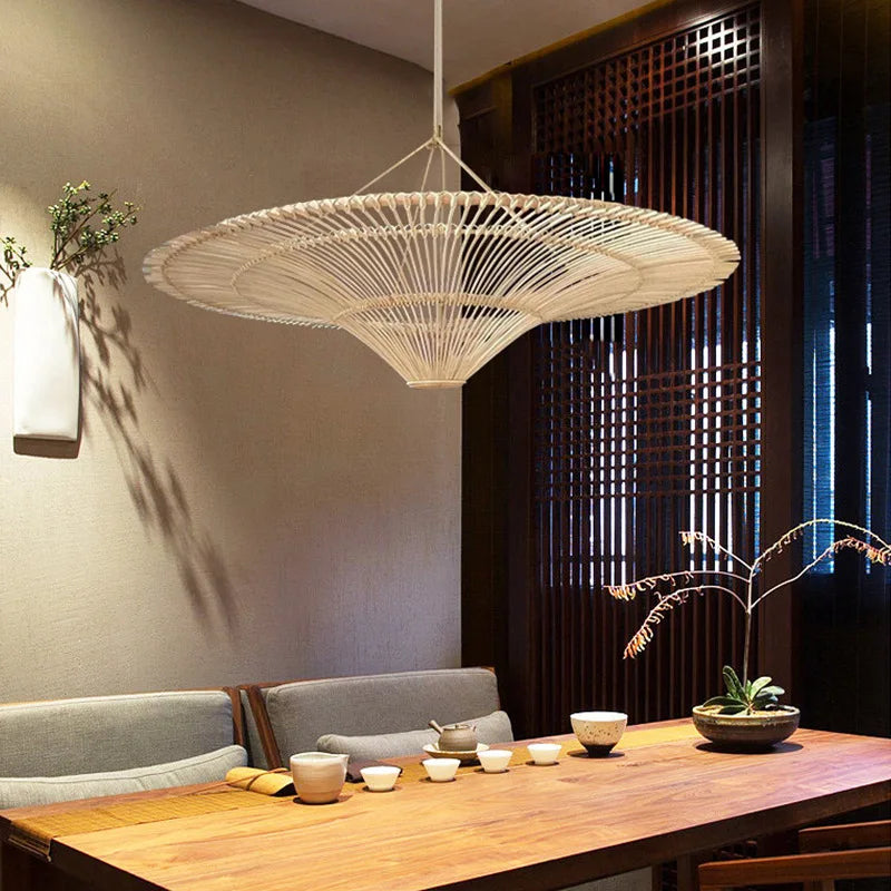 Afralia™ Nordic Rattan Chandelier: Stylish Wicker Lighting for Home Décor