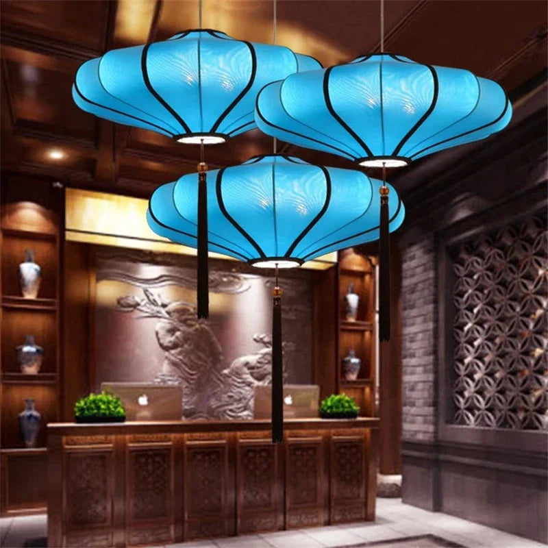 Afralia™ Chinese Style Flower Pendant Light for Home Decor and Kitchen Lighting