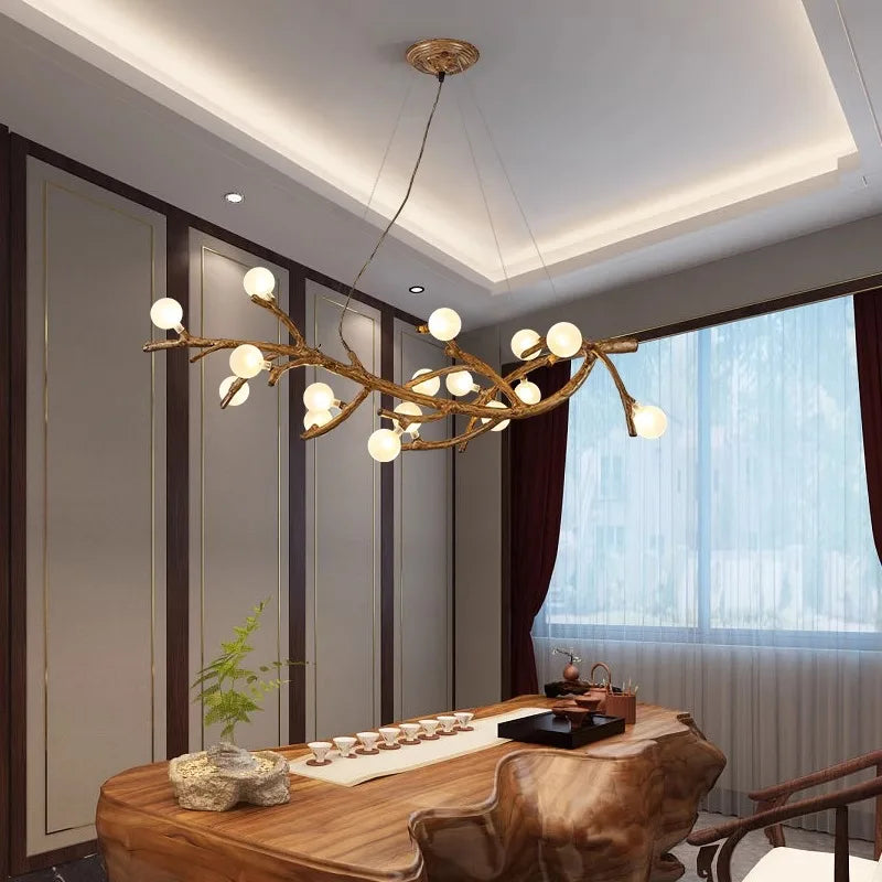 Afralia™ Modern LED Chandeliers for Living Room Dining Room Indoor Lighting