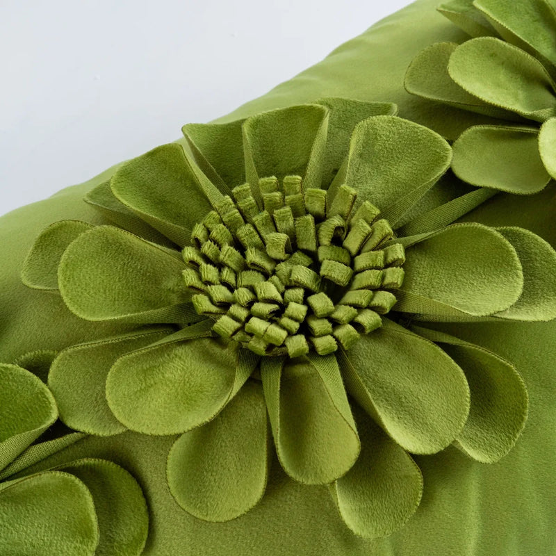 Afralia™ Handmade Flower Cushion Cover - Elegant Home Decor Pillows