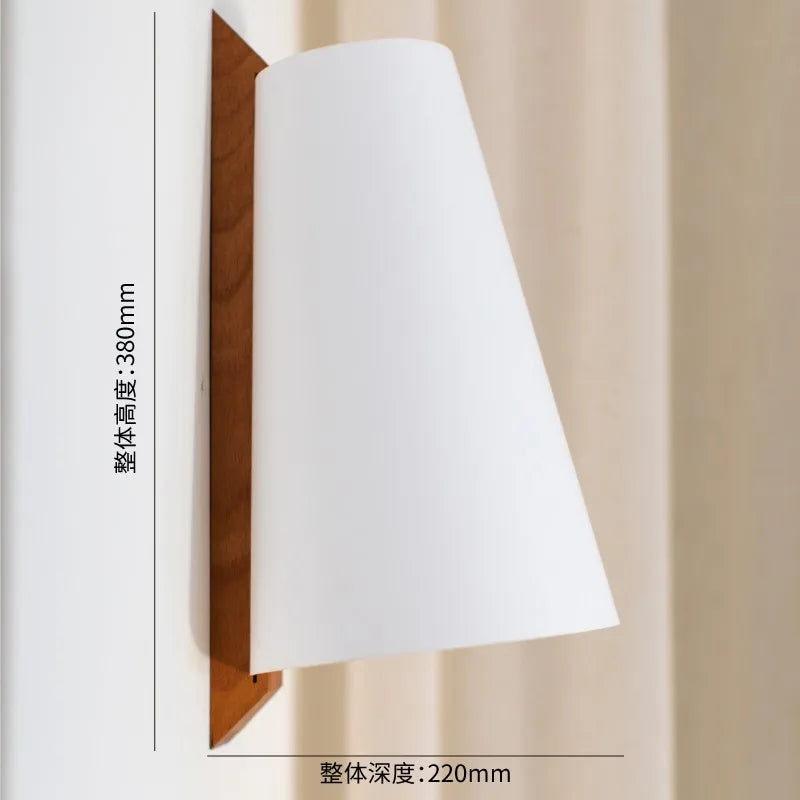 Afralia™ White Horse LED Wall Lamp for Living Room Bedroom Study Background