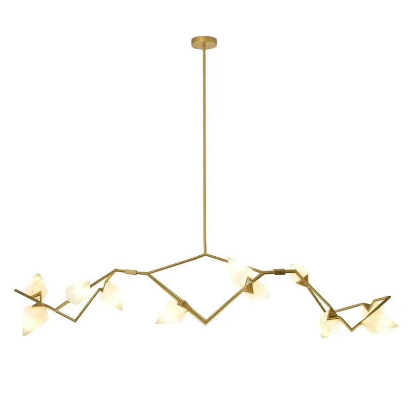 Afralia™ Gold Chandeliers: Luxurious Lighting for Indoor Living Space & Restaurant Decoration
