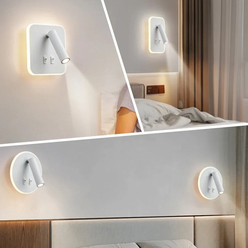 Afralia™ Rotatable LED Wall Lamp 3W-10W Modern Sconce Light for Home Décor