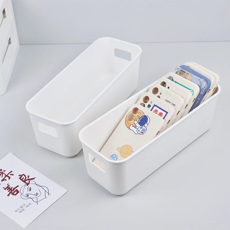Afralia™ Snack & Card Holder: Multi-purpose Desktop Organizer & Mobile Phone Case
