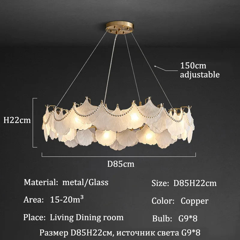 Afralia™ LED Ceiling Chandelier Light Hanging Lamp for Living Room Home Decor