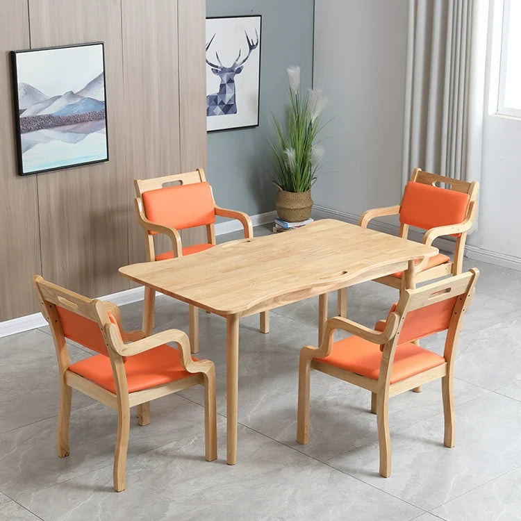 Solid Wood Dining Chairs Set by Afralia™