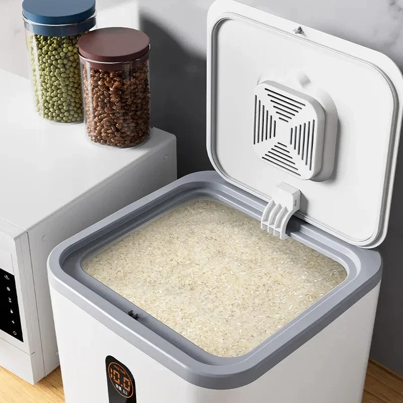 Afralia™ Rice Dispenser: Sealed Grain Storage Container for Kitchen Organization