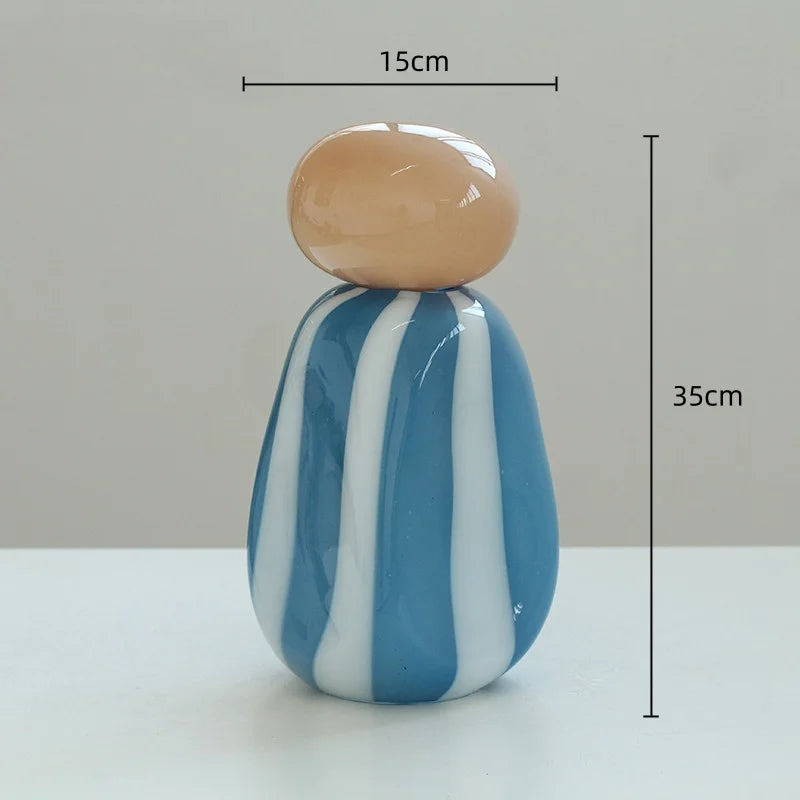 Afralia™ Fringe Glass Vase Cover Band for Irregularity Floral Decor