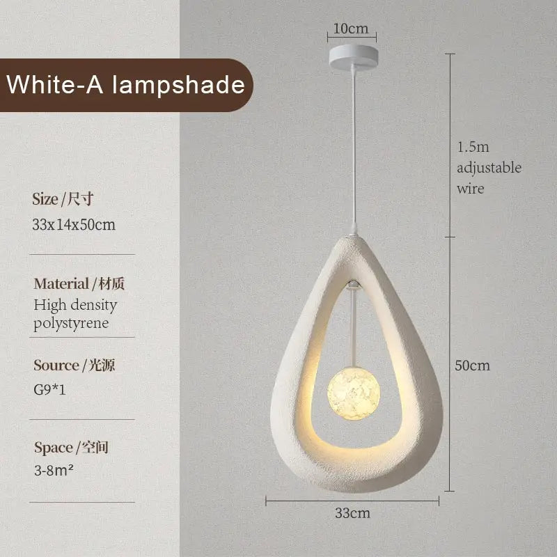 Afralia™ Nordic Design LED Pendant Lights Modern Living Room Chandelier