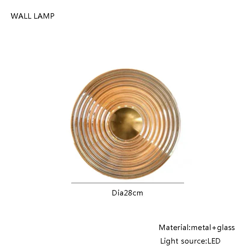 Afralia™ Amber Glass Ceiling Chandelier for Dining Table - Big Hanging Lamps Home Fixture