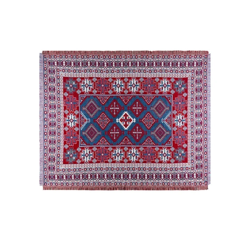 Afralia™ Mystical Ethnic Pattern Woven Throw Blanket