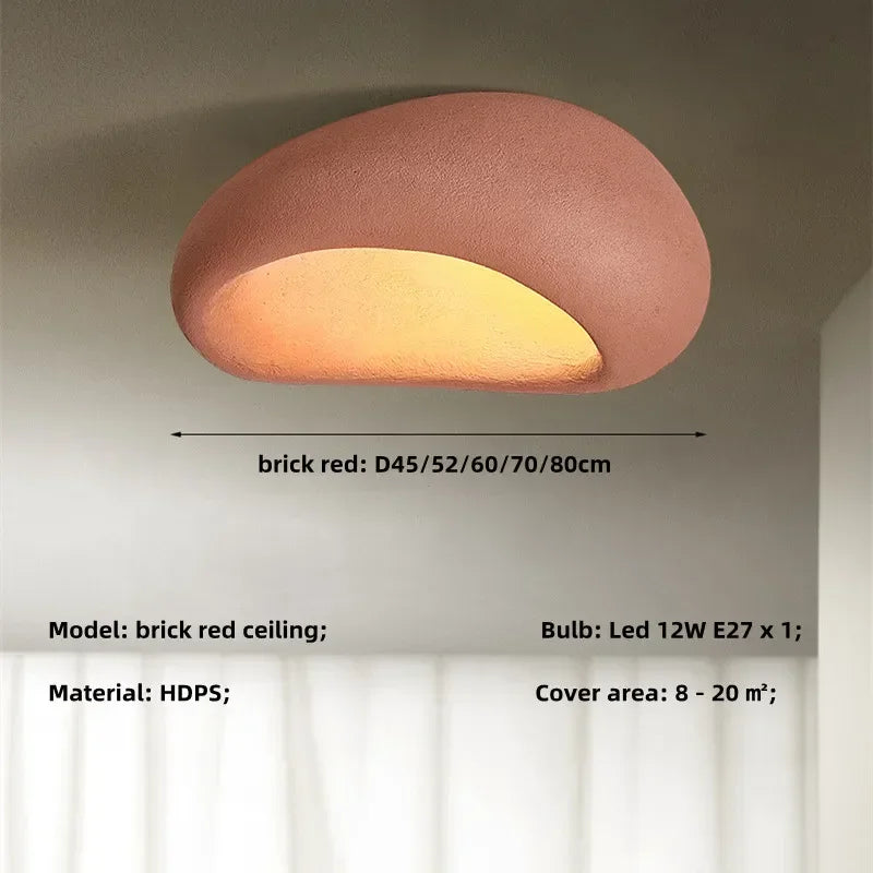 Afralia™ Nordic Wabi Sabi E27 Ceiling Chandelier for Home Art Deco Lighting