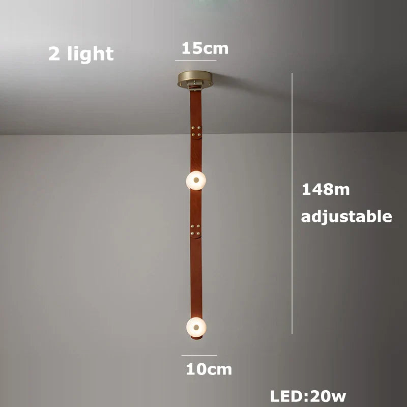 Afralia™ Modern Marble Series High Ceiling Chandelier for Foyer Dining Room