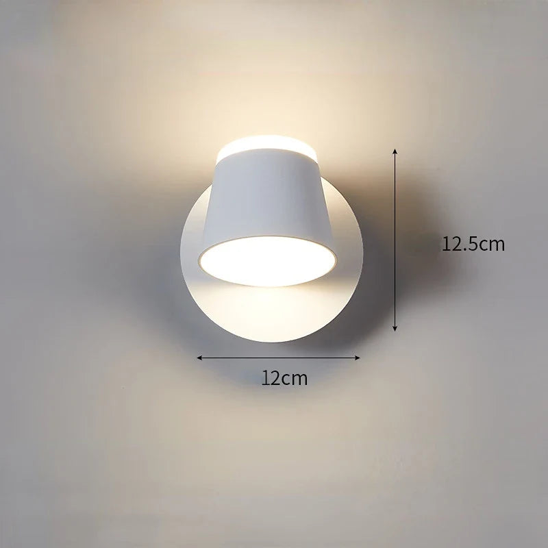 Afralia™ Nordic LED Wall Lamp for Bedroom Study Living Room Indoor Sconce Lighting