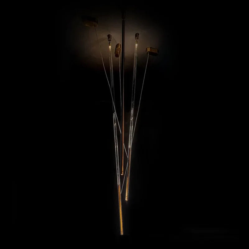 Afralia™ Luxury LED Long Strip Light for Living Room Art Decor