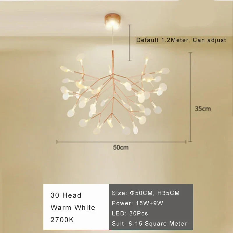 Afralia™ FireWorm Pendant Light: Modern Living Room Chandelier, Bedroom Decor Hanging Fixture