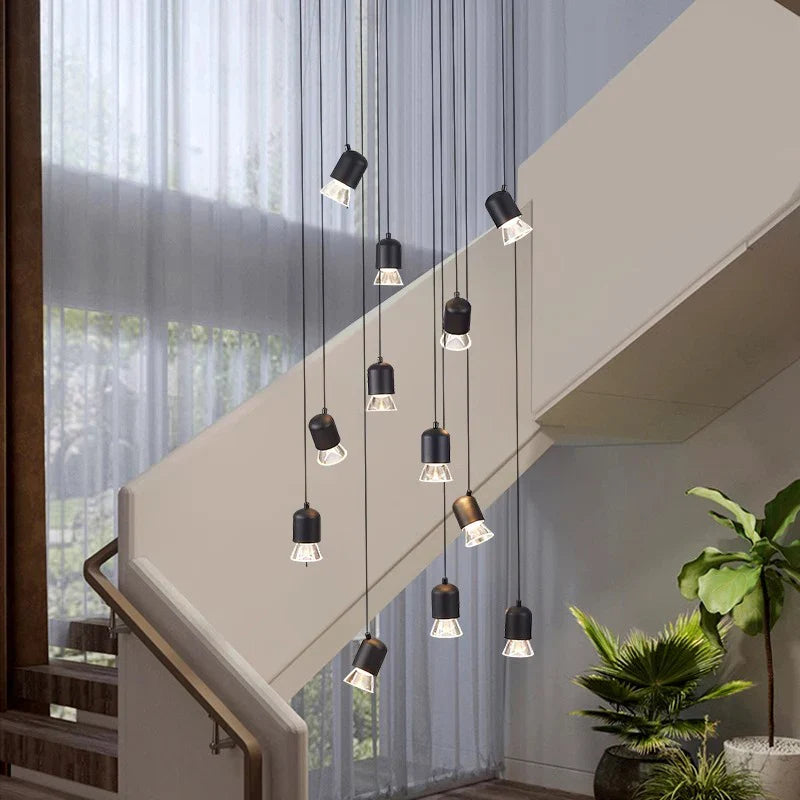 Afralia™ Modern LED Chandelier Pendant Ceiling Light for Indoor Dining Room