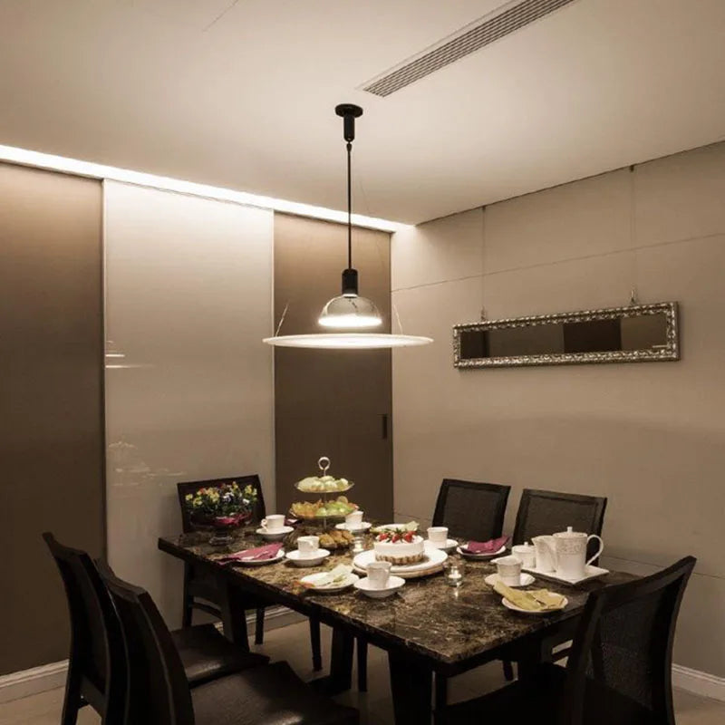 Afralia™ Flying Saucer Chandelier: Luxury LED Indoor Pendant Lighting for Restaurant, Bar, Bedroom.