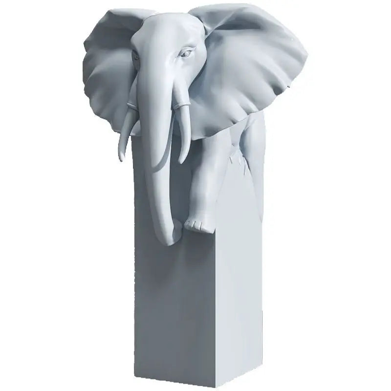 Afralia™ Elephant Ornaments: Light Luxury Living Room Decor for Home & Office