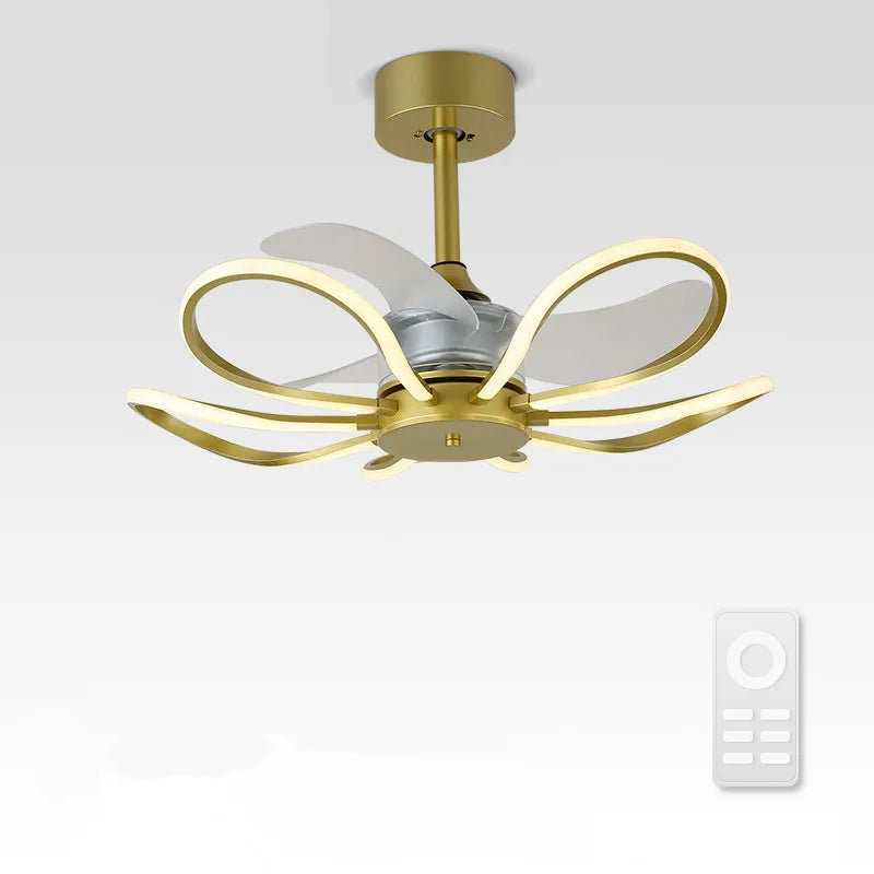 Afralia™ Fan Ceiling Lamp Chandelier, Postmodern Nordic Design for Restaurant & Bedroom