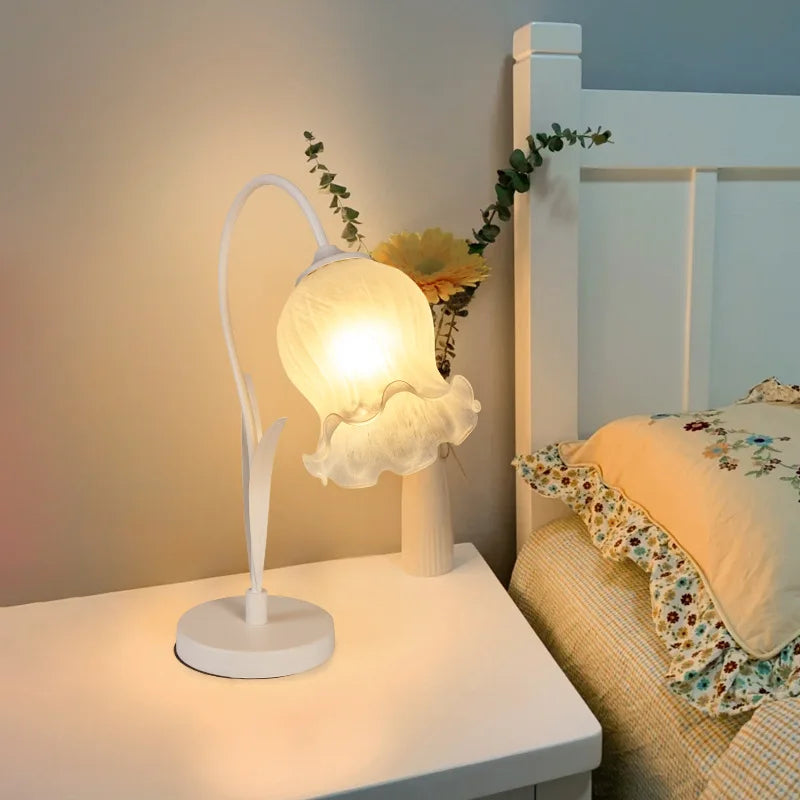 Afralia™ Orchid Bell Flower Floor Lamp for Modern Living Room and Bedroom Decor