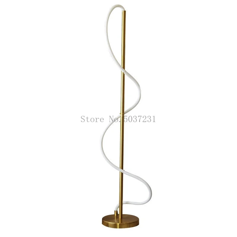 Afralia™ Minimalist LED Floor Lamp for Living Room & Bedroom