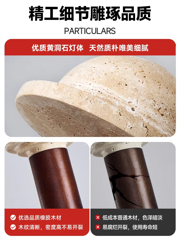 Afralia™ Yellow Wabi Sabi Wood Hanging Lamp Modern Designer Ceiling Pendant Light