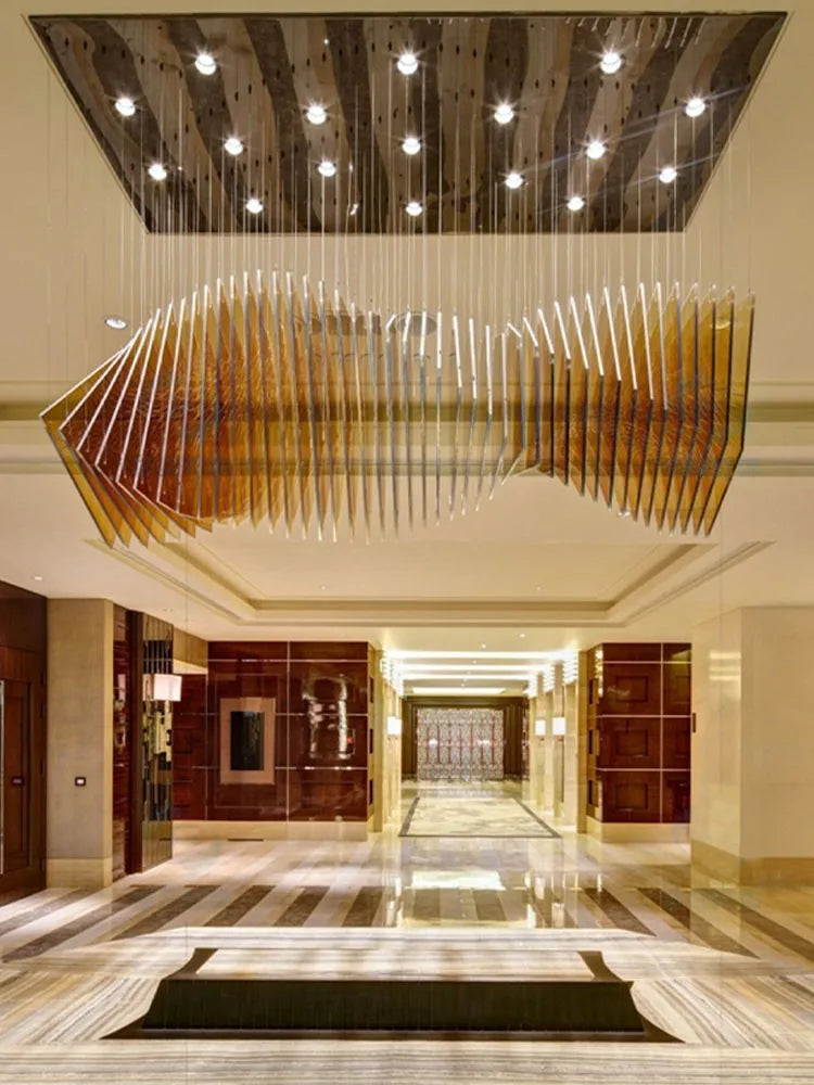 Afralia™ Designer Chandelier for Dining, Bar, & Hotel Lobby