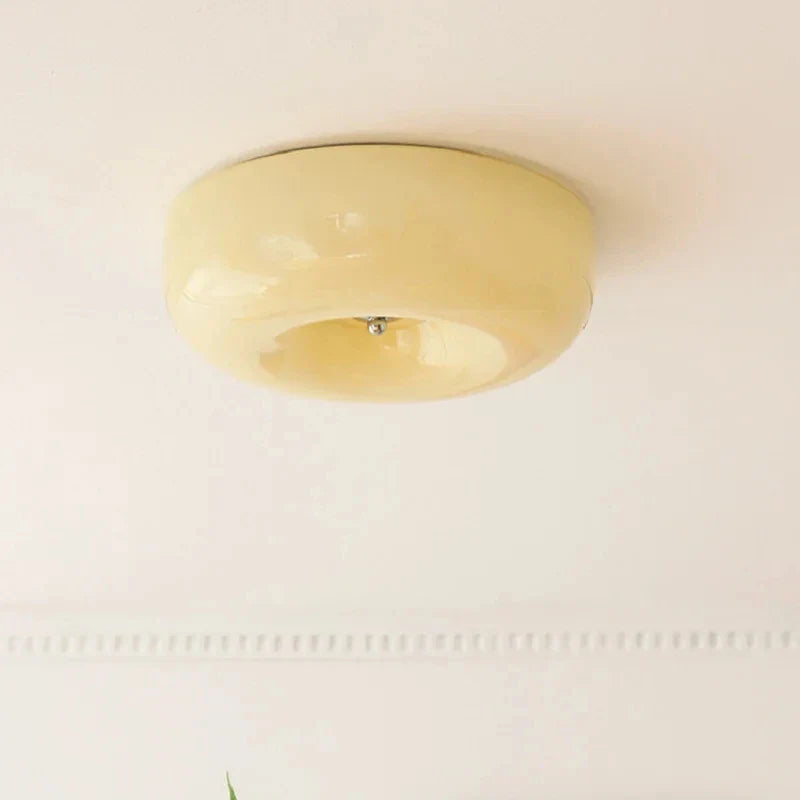 Afralia™ French Cream Ceiling Lamp for Bedroom Children's Room Balcony, Simple Creative Decorative Lighting