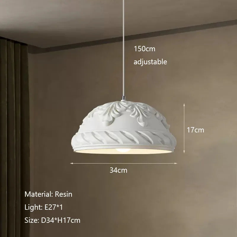 Afralia™ French Cream Style LED Chandelier for Restaurant Bar and Kitchen