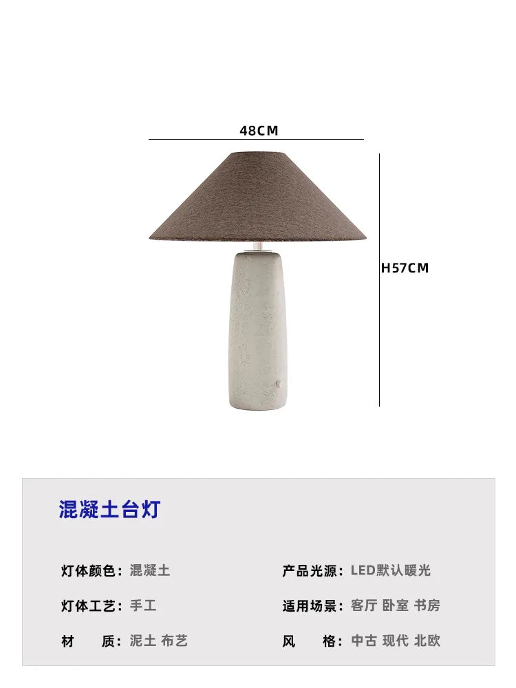 Afralia™ Retro Marble Table Lamp LED E27 White/Gray Desk Light for Bedroom Bar