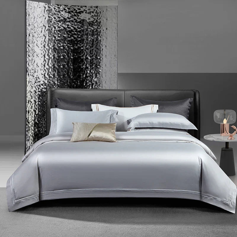 Afralia™ Luxury Hotel Style 1000TC Embroidery Bedding Set