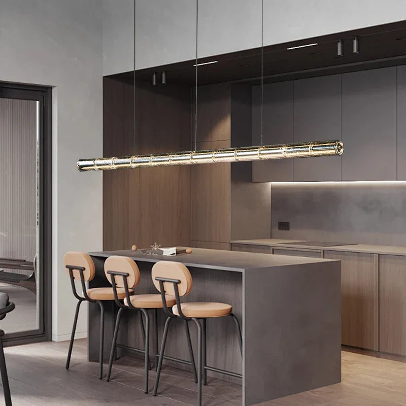 Afralia™ Glass Ceiling Pendant Light for Dining Room & Bar Decor