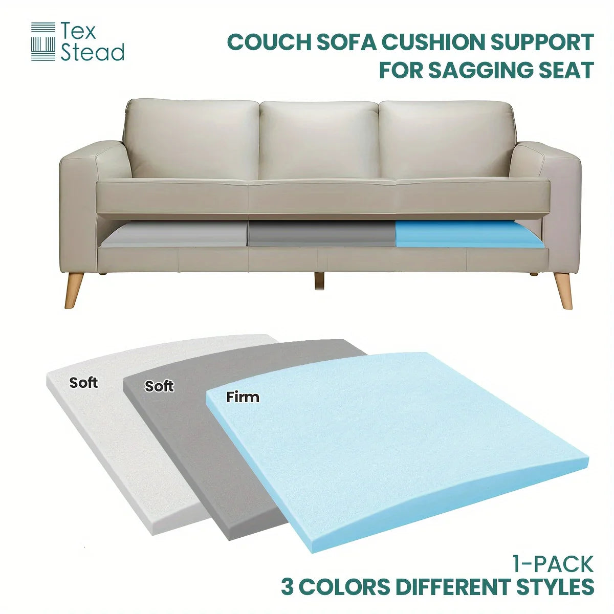 Afralia™ Sofa Cushion Support | Firm (25D/40D) Design for Sagging Seat Repair | Arched Furniture Seat Fix