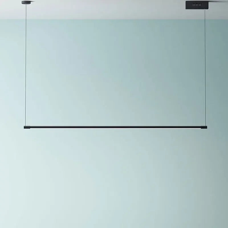 Afralia™ Modern Line Pendant Lights LED Chandeliers Hanging Lamps Living Room Decor