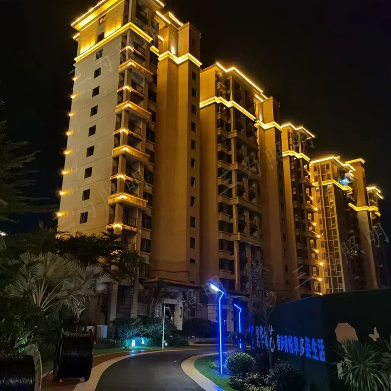 Afralia™ Outdoor Corner Wall Lamp with Bridge Projection - New Porch Lights