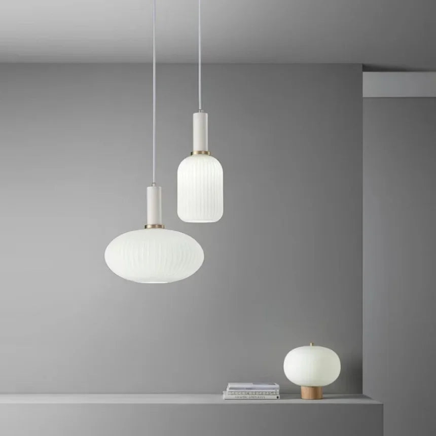 Afralia™ Glass Pendant Chandelier for Modern Decor in Restaurant, Shop, or Bedroom