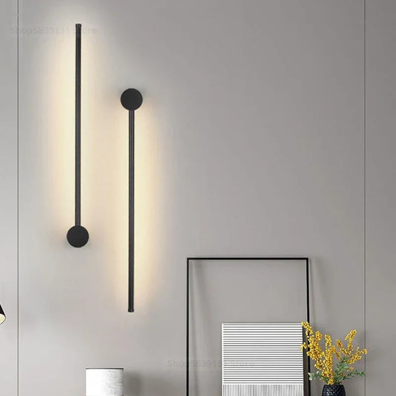 Afralia™ Nordic LED Wall Lamps: Modern, Simple, Long Hanging Lights for Living Room, Bedroom