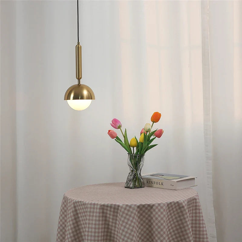 Afralia™ Modern Iron Art LED Pendant Lights for Indoor Home Lighting Fixtures