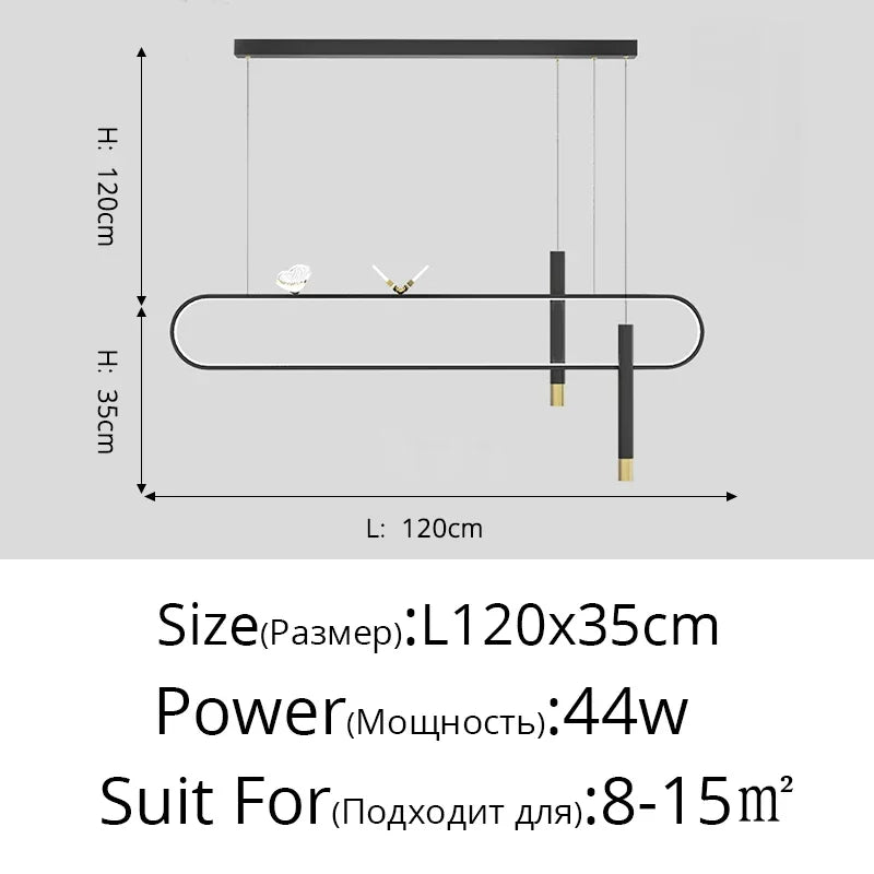 Afralia™ Modern LED Pendant Lights: Bedroom Living Dining Room Kitchen Bar Indoor Lighting with Remote Control