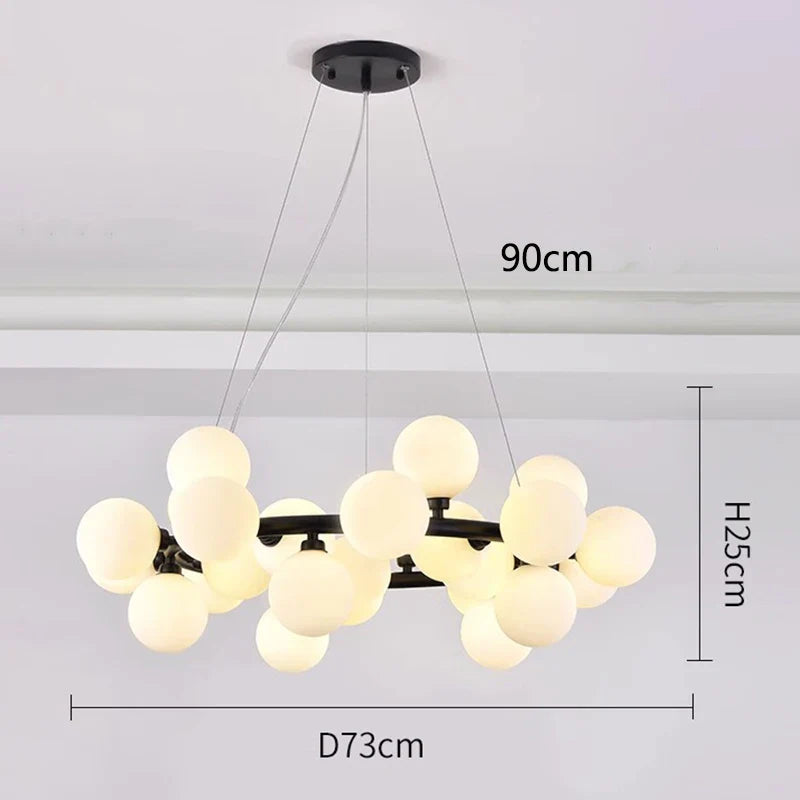 Afralia™ Modern LED Pendant Light Chandeliers for Living Room Dining Room Home Decor