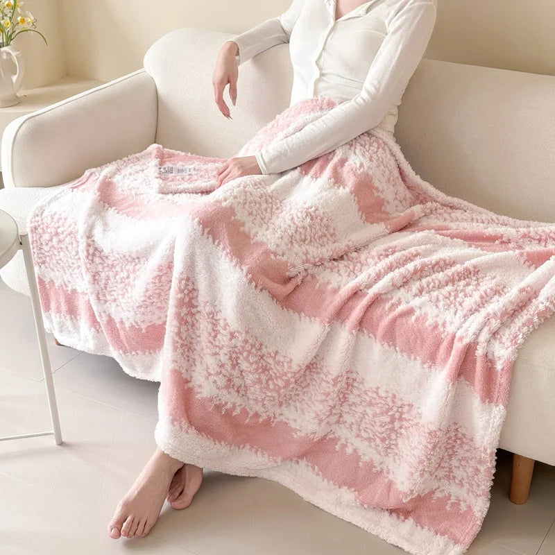 Afralia™ Cationic Jacquard Blanket | Lightweight Spring/Autumn Sofa Cover | Comfortable Home Decor