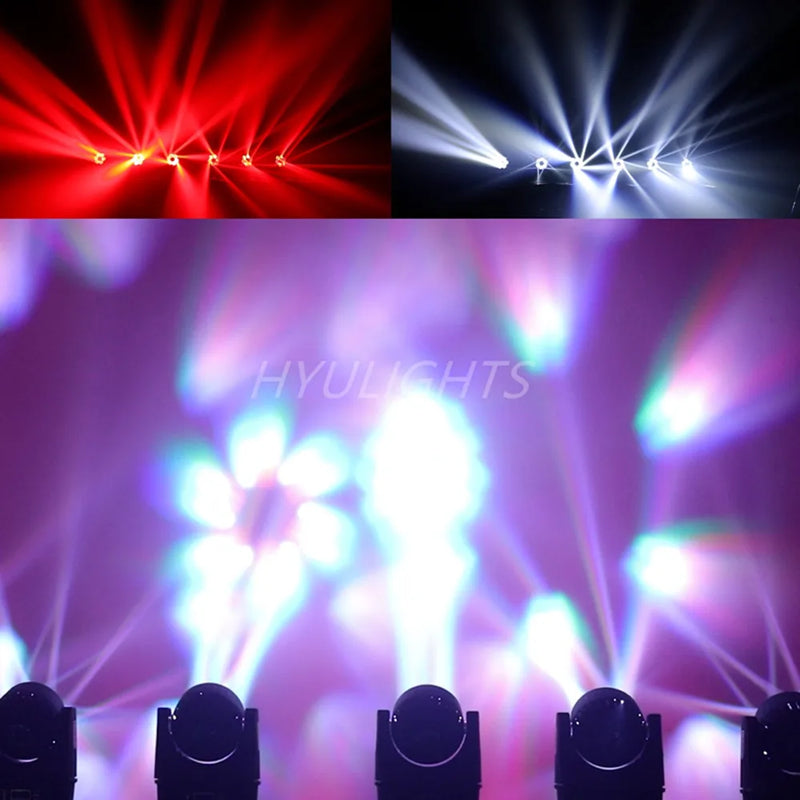 Afralia™ Mini LED Moving Head Light Beam with Bee Eye Effect